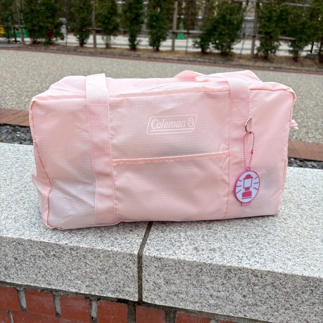 【付録レビュー】高機能「コールマン」の撥水ボストンバッグは絶対買い！ピンクなのに大人っぽくて超優秀♡【sweet 4月号本誌】