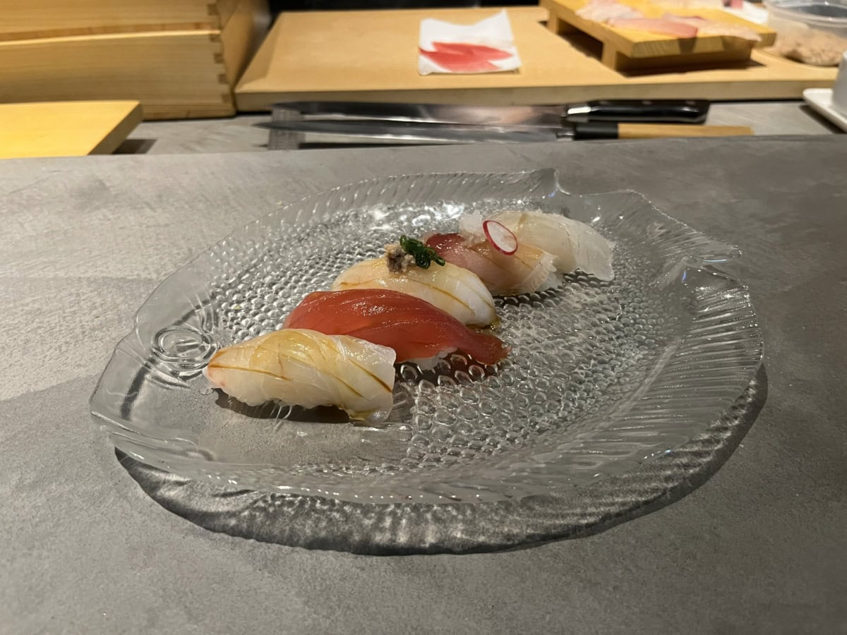 オマカセ五貫とお味噌汁