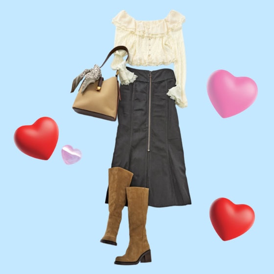 デニムスカートでもう迷わない！きれいめ大人カジュアルコーデ