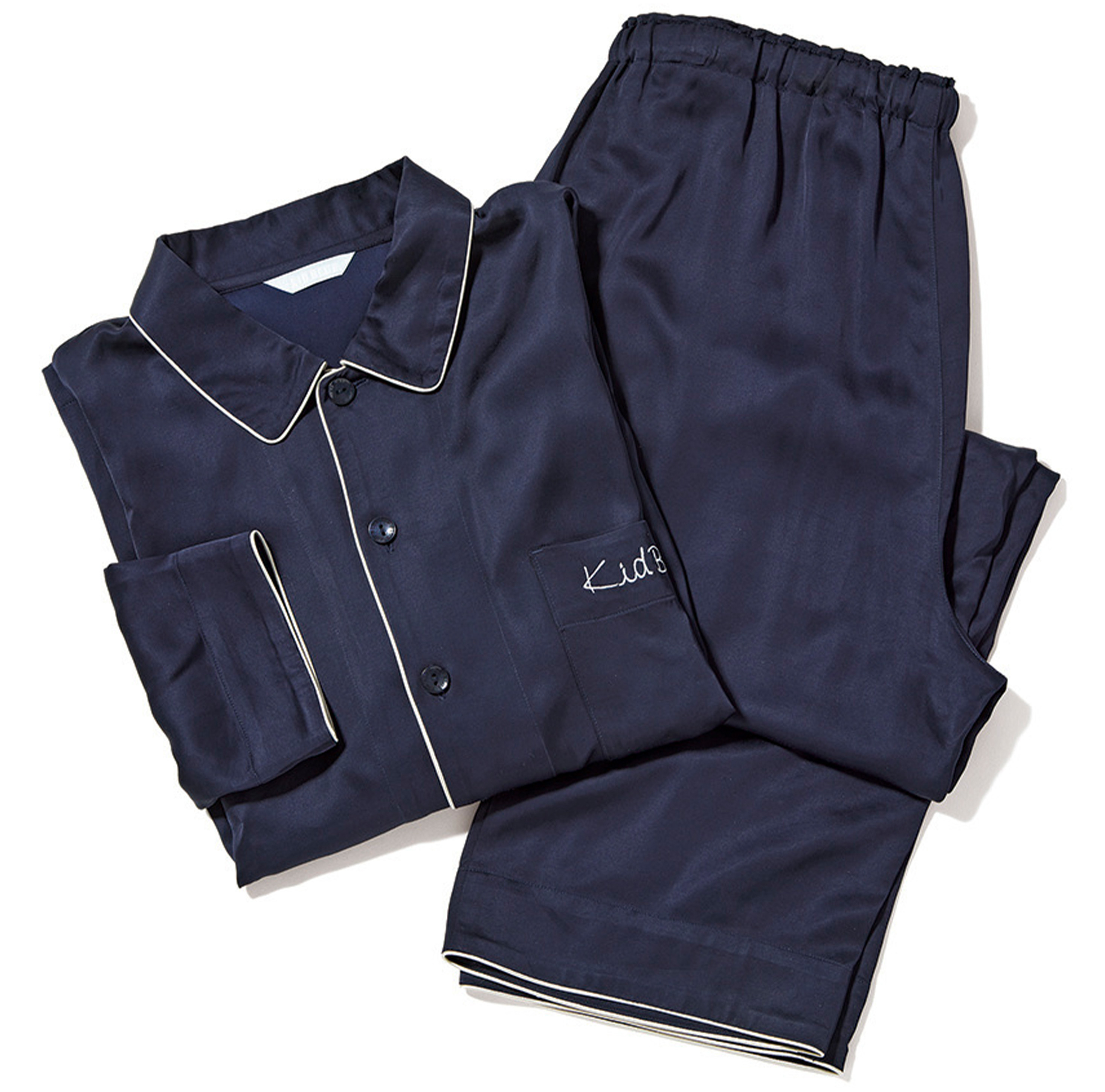 キッドブルーのコットン パジャマ 