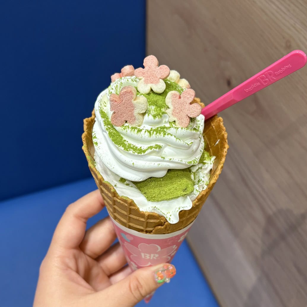 お花見わらびもちサンデー