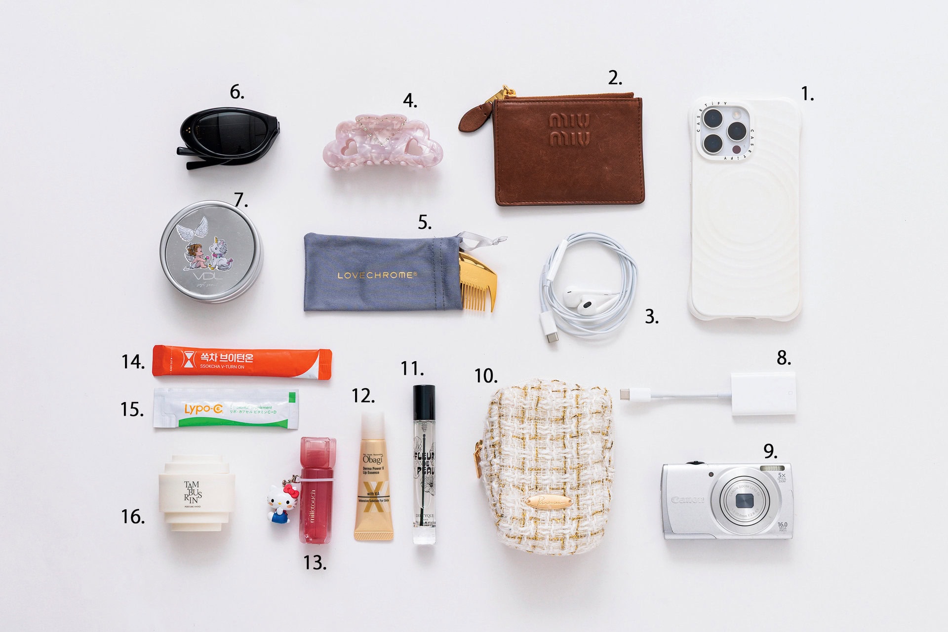 吉木千沙都　バッグの中身