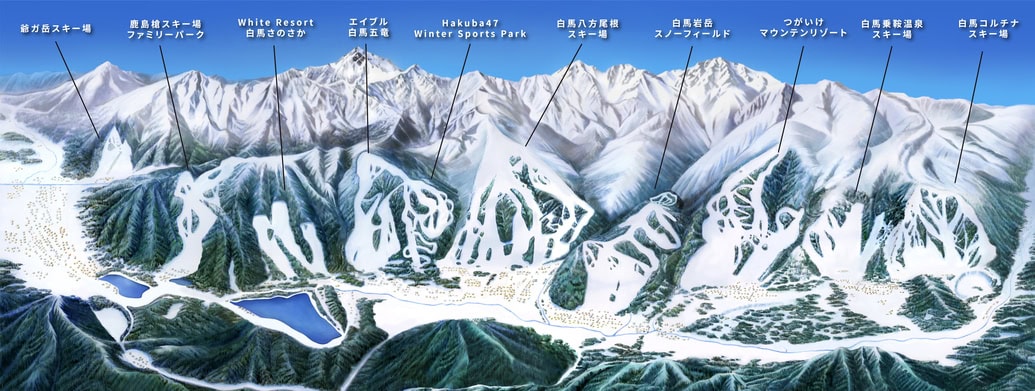 Hakuba Valley　マップ