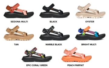 Teva独自のUniversal Strapping Systemはもちろん健在で、トップソールは5mmほど厚みを増加。歩行時などの衝撃を吸収するクッション性が高まるのはもちろん、さりげないスタイルアップも叶えてくれるのが嬉しいポイント。