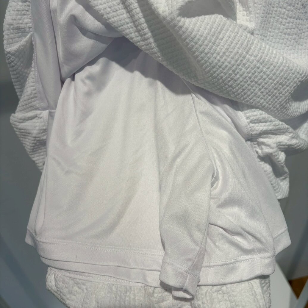 ユニクロ　GIRLS ジャージーミニスコート/シアサッカー