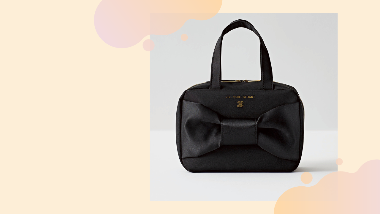 【付録】ジル バイ ジルスチュアートの“大人ブラック×ビッグリボン”ポーチが超使える♡【スウィート5月号】