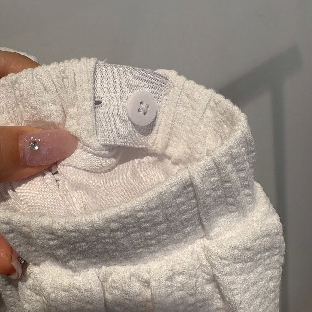 ユニクロ　GIRLS ジャージーミニスコート/シアサッカー