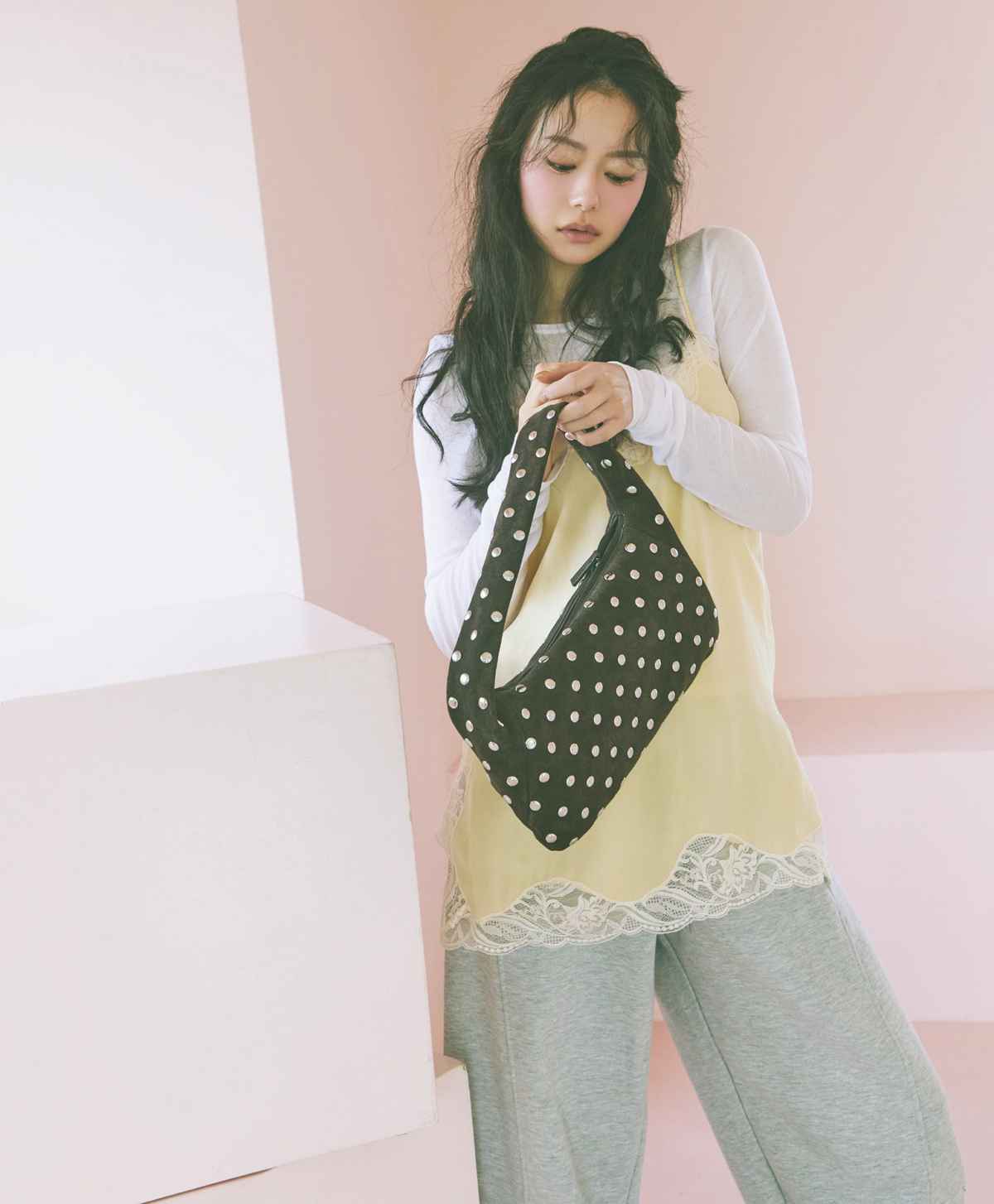 なごみ　コスパ服　ランジェリー風