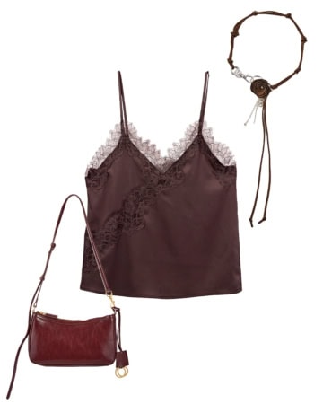 なごみ　コスパ服　ランジェリー風