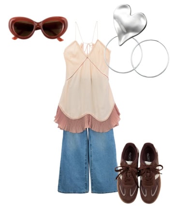 なごみ　コスパ服　ランジェリー風