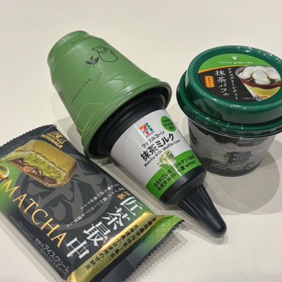 【セブン-イレブン】限定抹茶アイス3種を最速レポ♡ ぷっくりシールがもらえるキャンペーンも!?