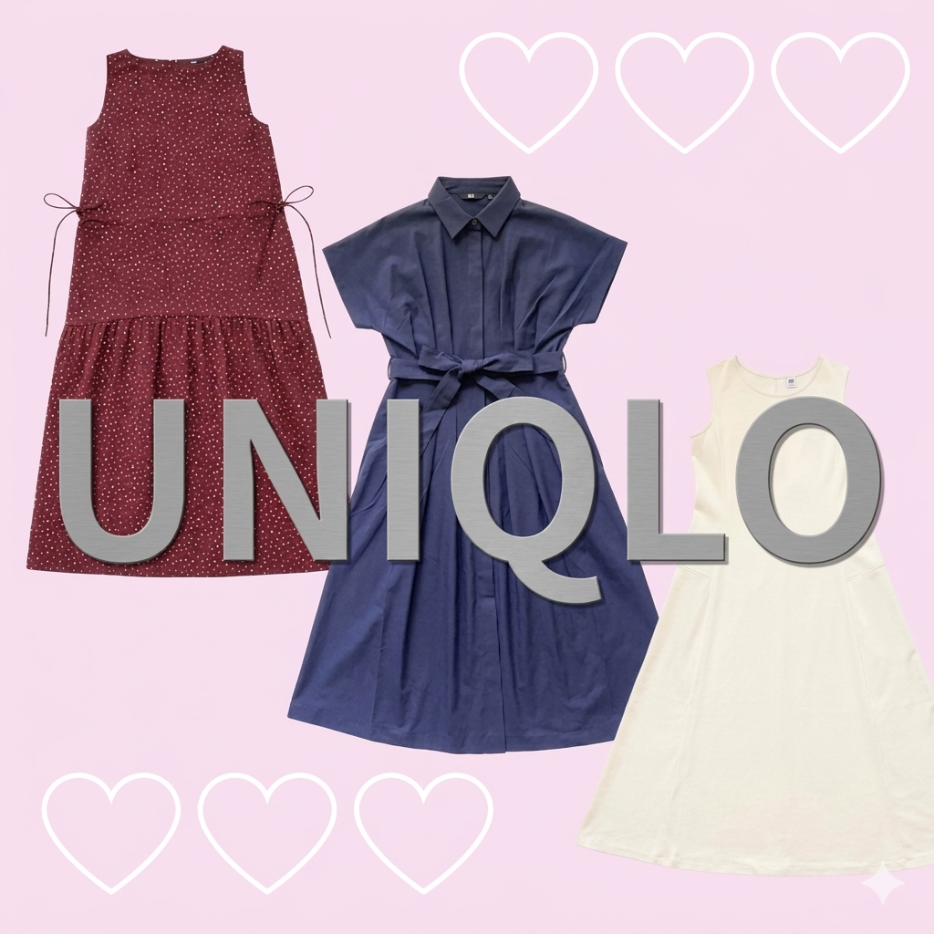 【ユニクロ】これ1枚で全方位モテ♡ 今すぐ買うべき夏の「好印象ワンピース」3選