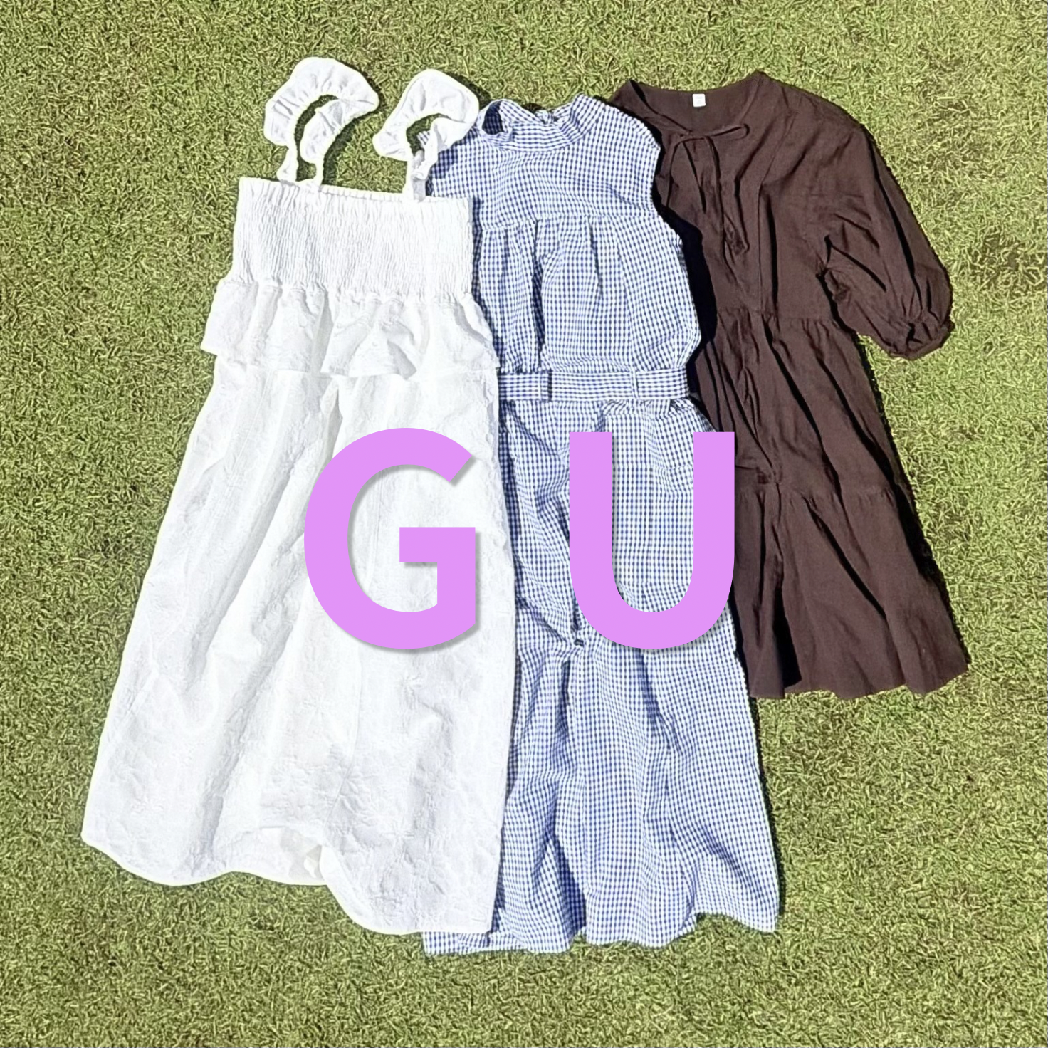 【GU】まさに“全人類モテ”！着やせ＆体型カバーも叶う「最強の神ワンピ」3選