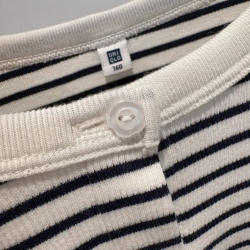 ユニクロ　GIRLS ソフトリブカーディガン