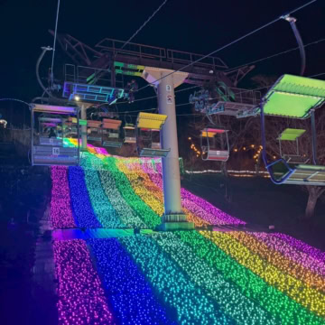 さがみ湖　たまごっち　イルミネーション