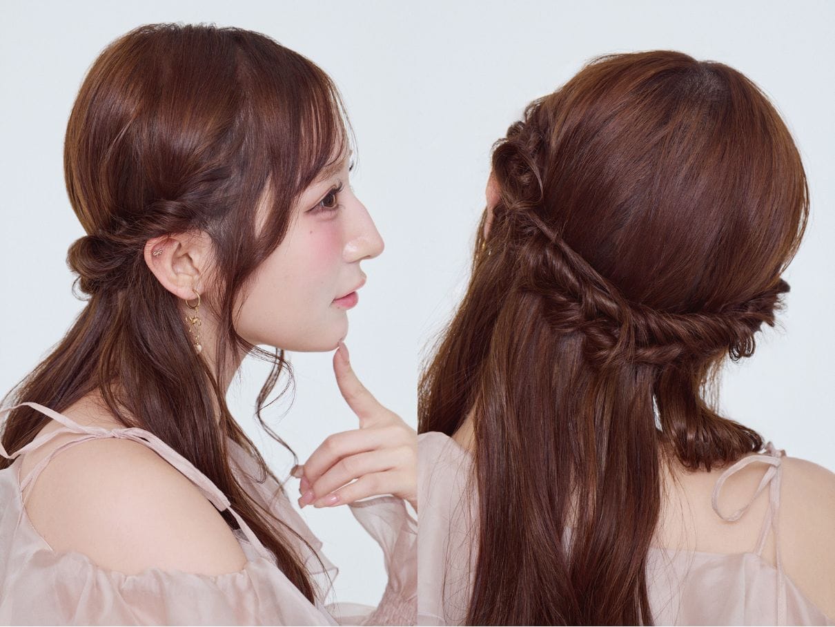 CANDY TUNEのメンバーがマトメージュのアイテムで倍倍可愛いヘアアレンジを披露♡