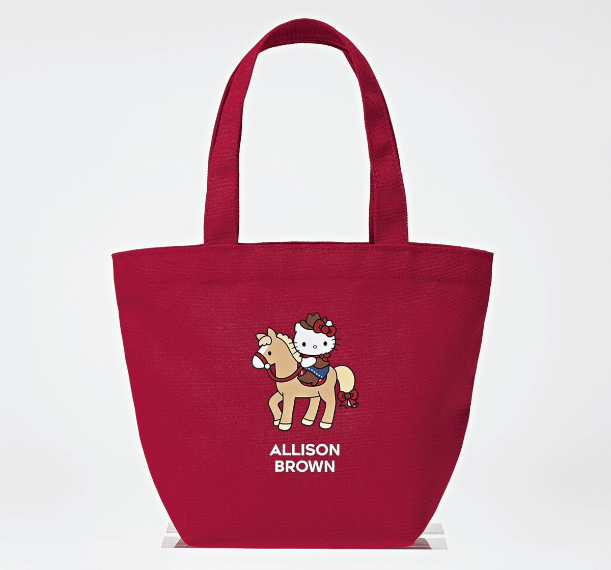 スウィート6月号増刊・特別号付録のランチトート。アリソンブラウンとのコラボ。ハローキティがカウガールになった特別デザイン。