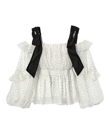 八木アリサ　おしゃれ自慢　ドット