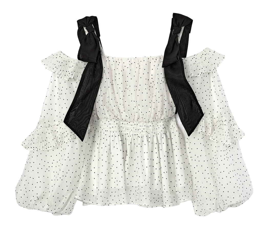 八木アリサ　おしゃれ自慢　ドット