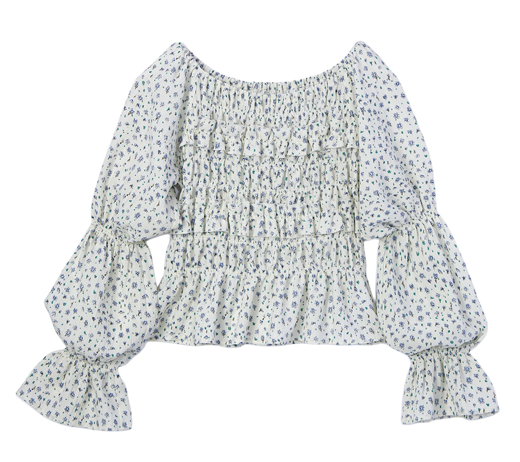 八木アリサ　おしゃれ自慢　小花