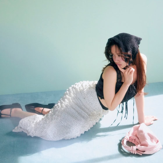 【森香澄】大人も似合うドット柄♡ 履き心地も快適な「タイトスカート」で夏のお出かけコーデ2選