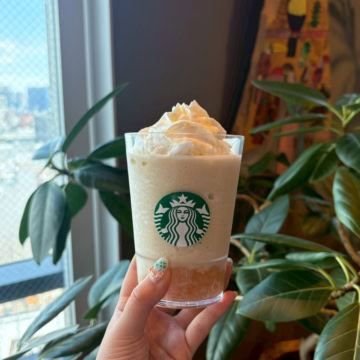 スターバックス　ハニーバナナフラペチーノ®