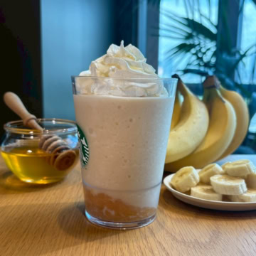 スターバックス　ハニーバナナフラペチーノ®