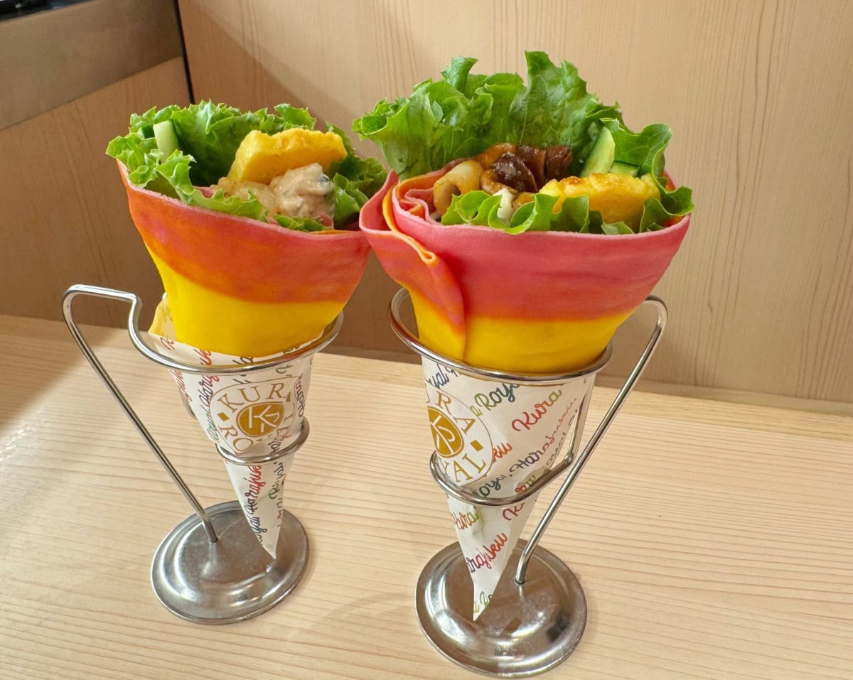 寿司屋ならではの創作クレープ「sushiクレープ」