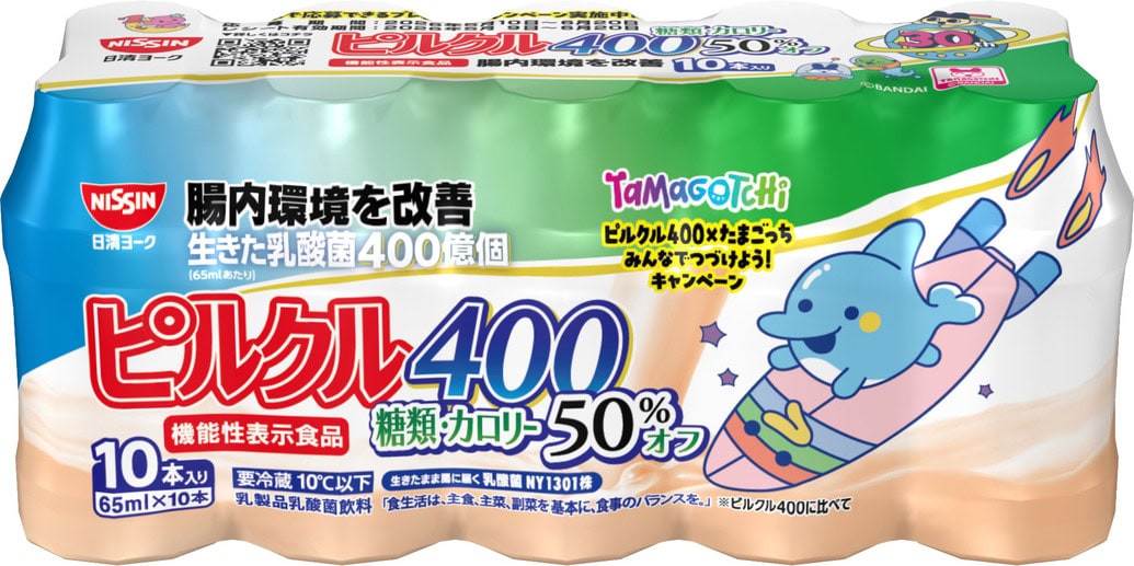 ピルクル400 糖類・カロリー50%オフ 65ml×10　いるかっち