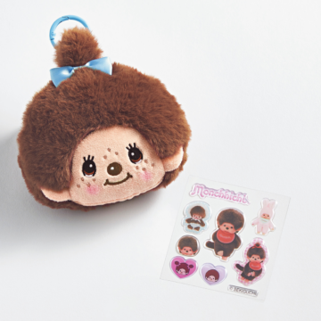 【付録】可愛すぎて悶絶♡「モンチッチ」のフェイスポーチ&ぷっくりシールセットは再び争奪戦の予感!【スウィート7月号増刊】