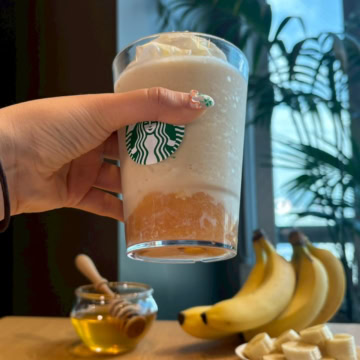 スターバックス　ハニーバナナフラペチーノ®