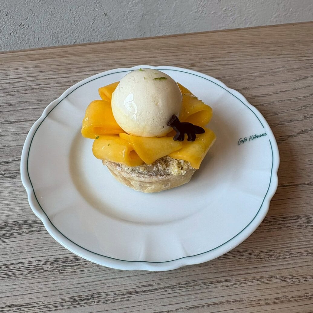 カフェ キツネ トロピカルジャスミンタルト
