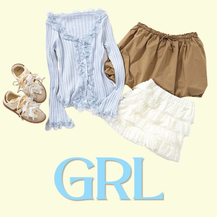 【GRL】買って間違いなしの最新名品4選♡ フリル・レースなど、ときめくデザインがずらり