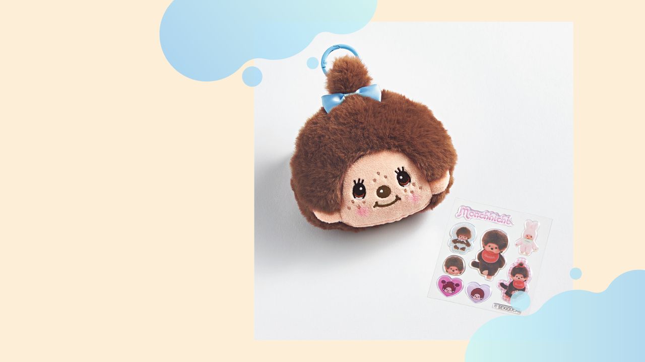 【付録】可愛すぎて悶絶♡「モンチッチ」のフェイスポーチ＆ぷっくりシールセットは再び争奪戦の予感！【スウィート7月号増刊】