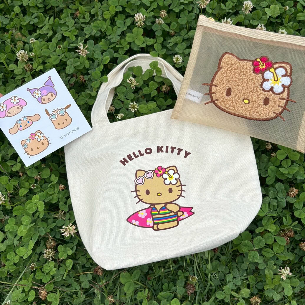 【付録レビュー】なにコレ可愛すぎ♡「日焼け ハローキティ」の超豪華3点セットは完売前にゲットして！【スウィート8月号】