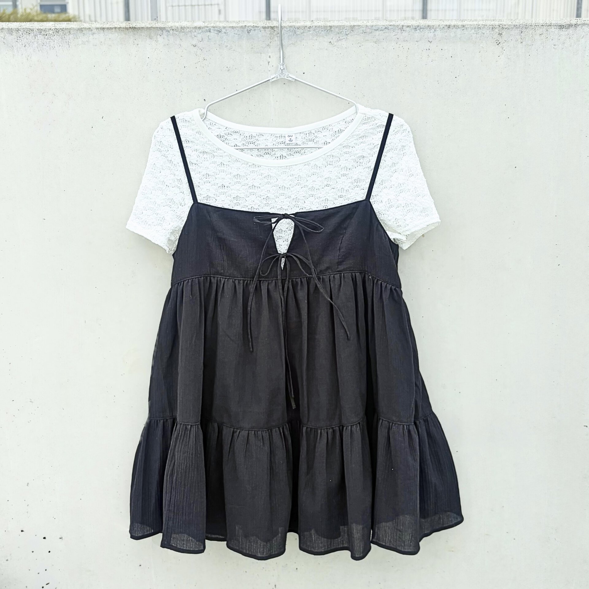 GUの白色トップスコーデ