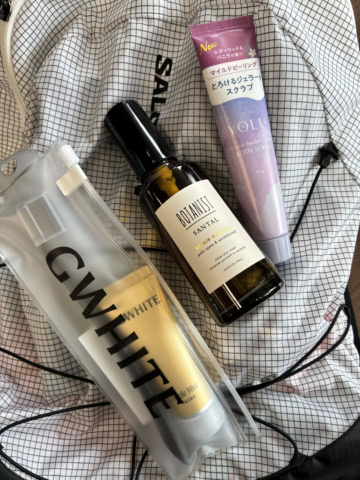 トラベルアイテム　BOTANIST、GWHITE、アルテミューン