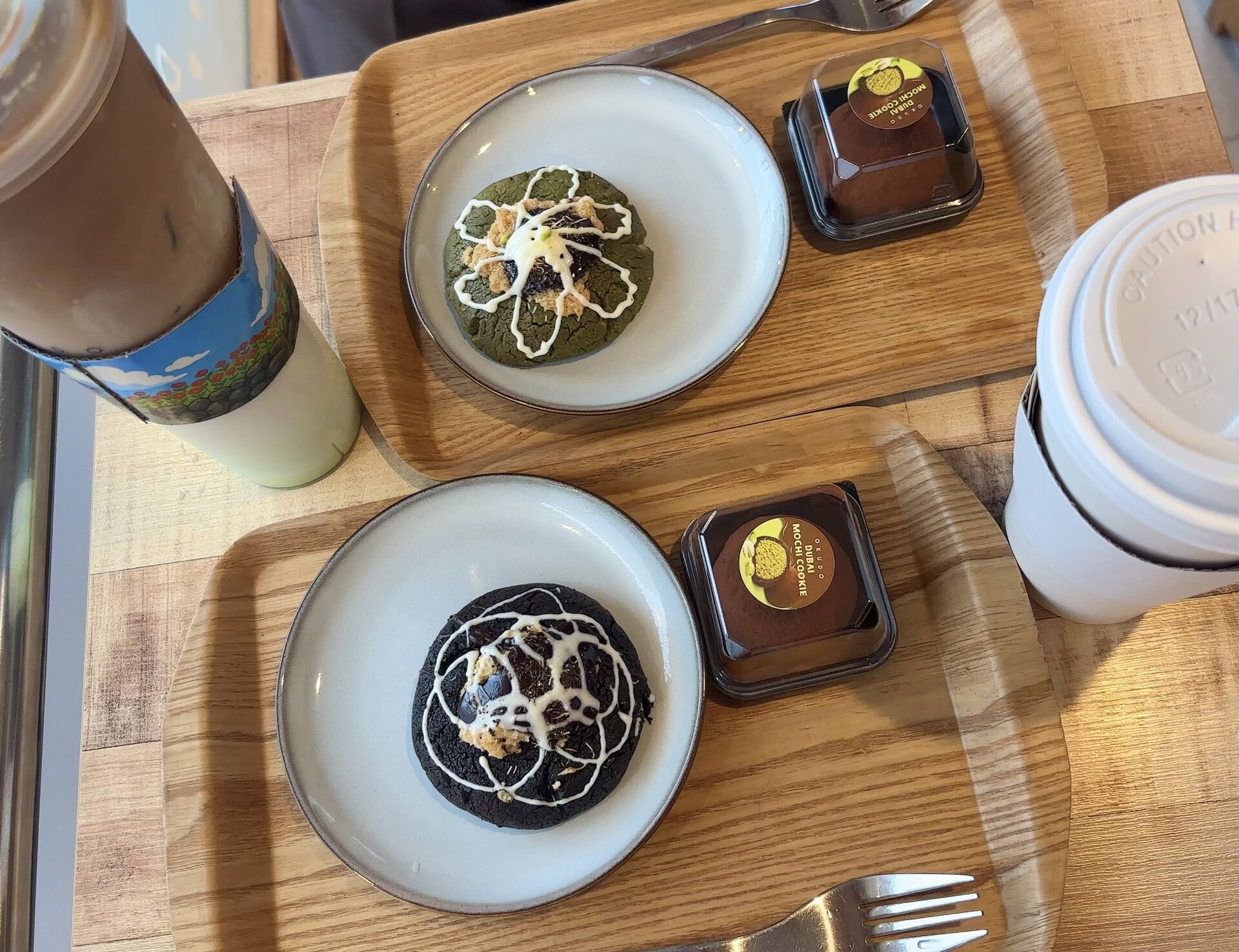 韓国カフェ「OKUDO CAFE」ドバイチョコ