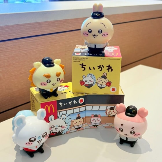 【実物レビュー】マックの「ちいかわ」ハッピーセット第2弾も可愛さ感動級♡ 気になる全4種を開封レポ！
