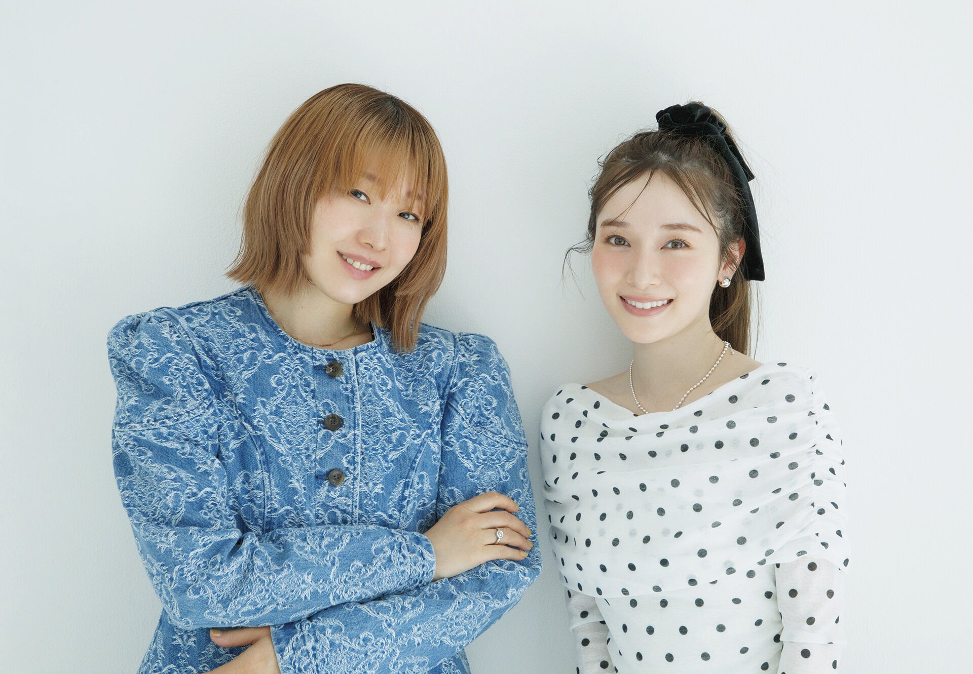 守屋麗奈(櫻坂46)、林 由香里(ヘアメイク)