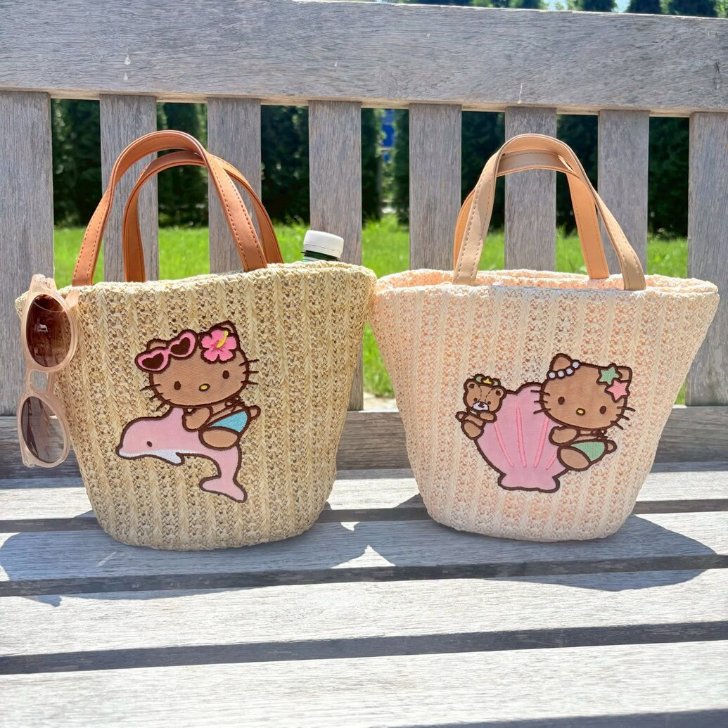 【付録レビュー】完売前に急いで！日焼け ハローキティの「かごバッグ」が悶絶級の可愛さ♡