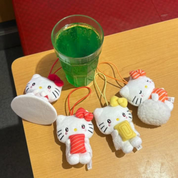 第1弾 ハローキティ コラボマスコット付き ソフトドリンク