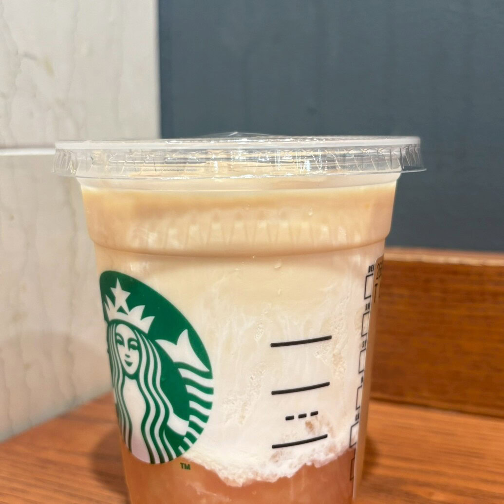 スタバ ピーチ クリーミー ティー ラテ