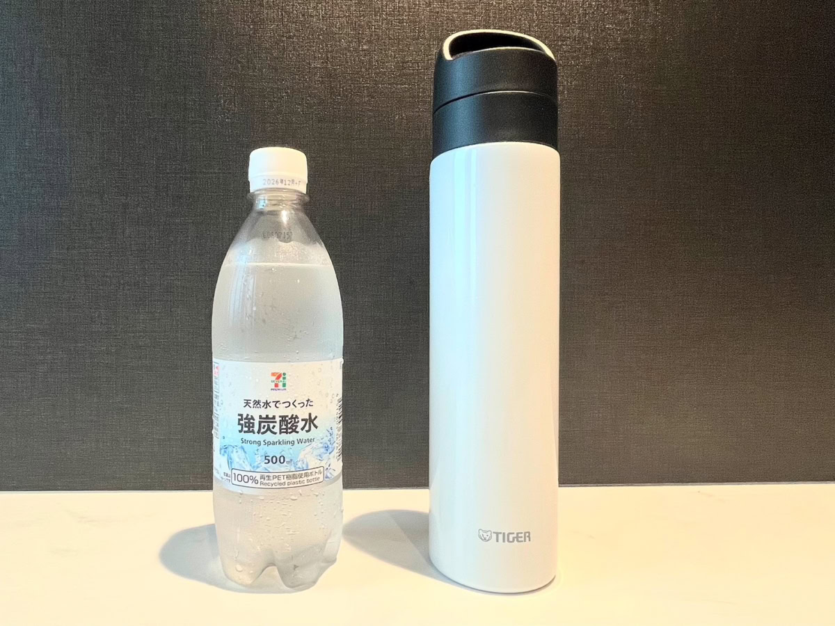 タイガー魔法瓶 真空断熱炭酸ボトル MKB-T601と炭酸水