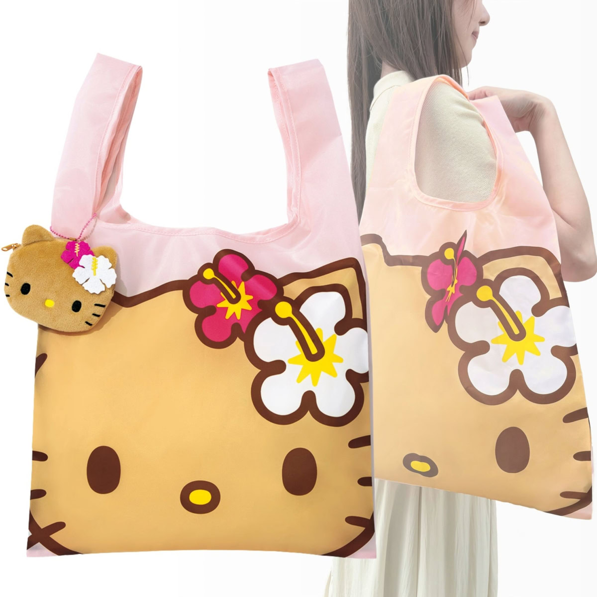 【付録】大きな「日焼けハローキティ」が激かわ♡ ビッグトート&フェイスチャーム豪華セットは完売前にゲットして【sweet9月号増刊】