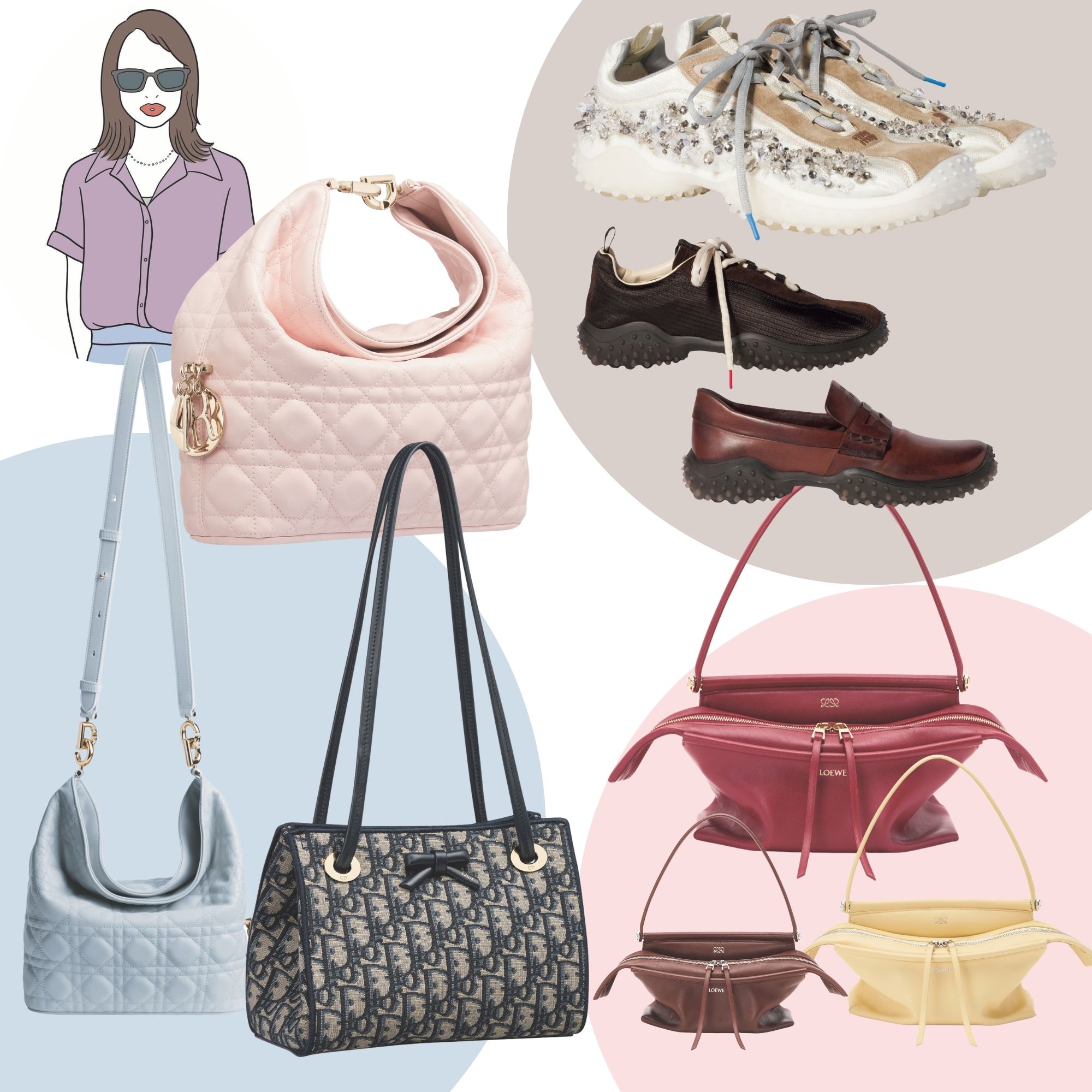 【MIU MIU・DIOR・LOEWE】バブルソールに新型バッグ♡ スターブランドのおすすめ新作9選