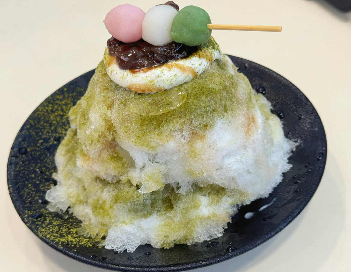 【ガスト】純氷かき氷 抹茶黒蜜
