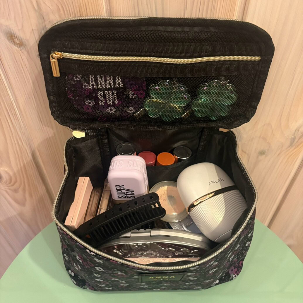 アナ スイ コスメティックス × sweet フラワー柄バニティポーチ