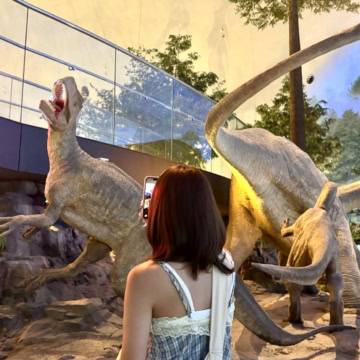 圧倒的な迫力！大スケールの恐竜展示を体感♡