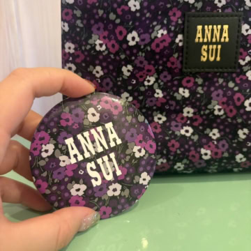 アナ スイ コスメティックス × sweet　フラワー柄バニティポーチ＆缶ミラーセット